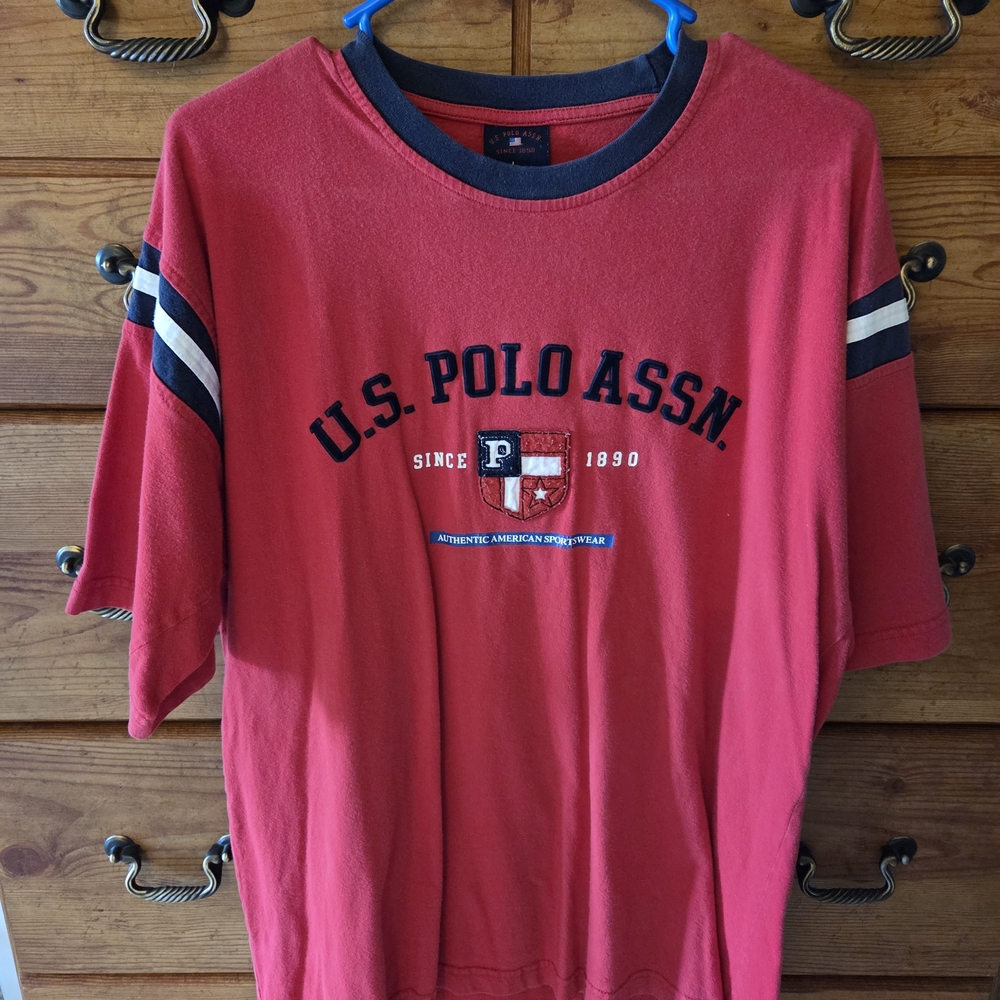 U.S. Polo Assn. Red Short Sleeve Tee